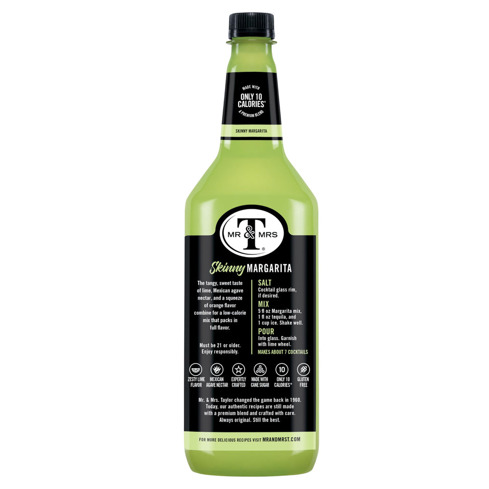 Tangy lime with orange notes described on the Mr & Mrs T label.