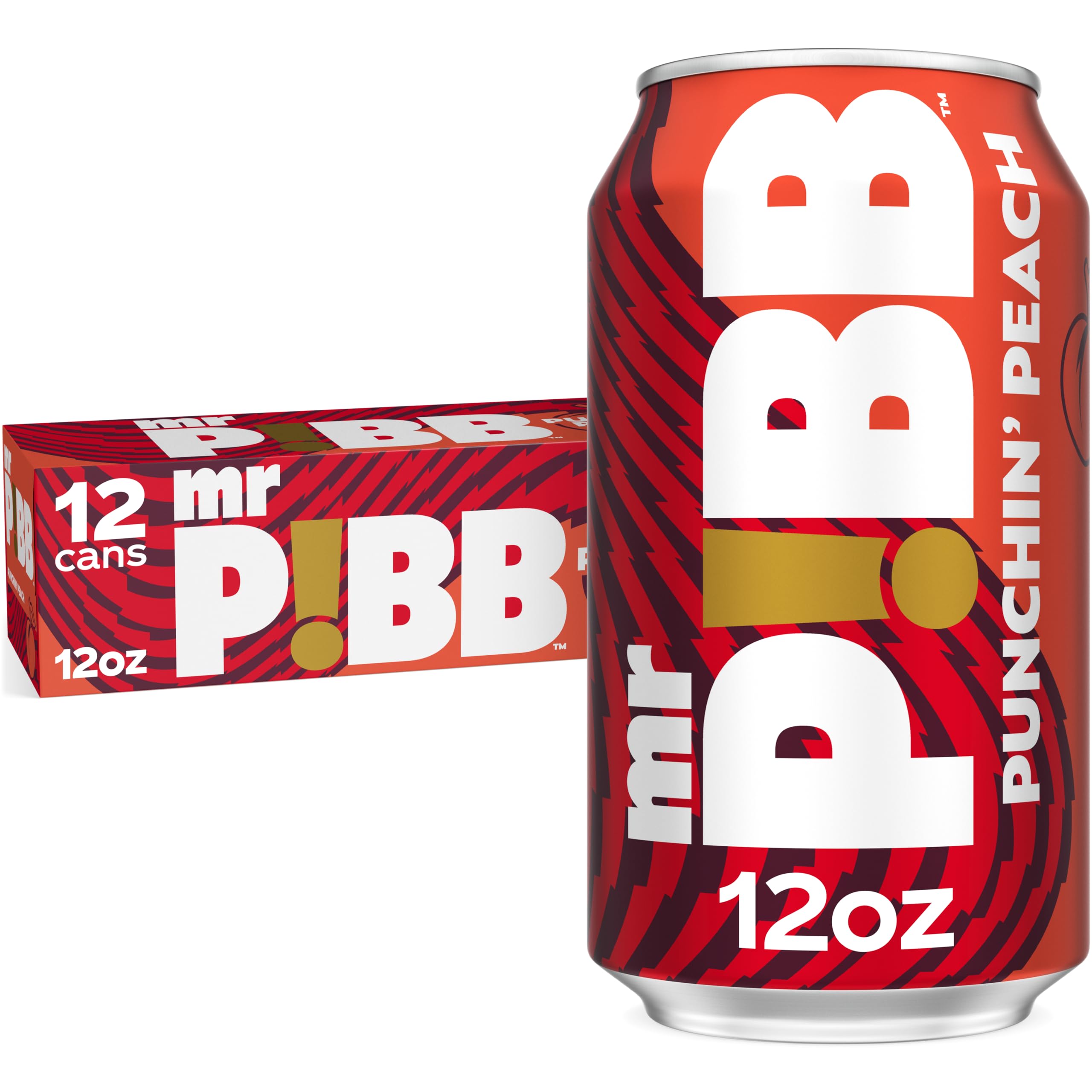Mr Pibb Punchin' Peach being poured into a glass