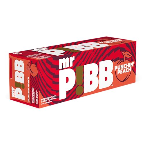 Mr Pibb Punchin' Peach cans kept cold in a cooler