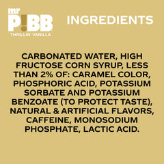 Mr Pibb Thrillin' Vanilla fridge-pack wrap image illustrating multi-can convenience