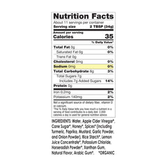 Mr. Spice Organic Honey Mustard Sauce serving as a bright salad dressing.