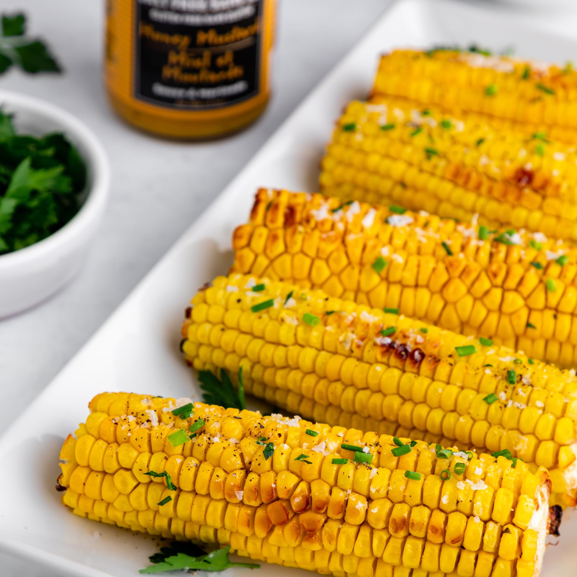 Mr. Spice Organic Honey Mustard Sauce for marinades with zero sodium per serving.