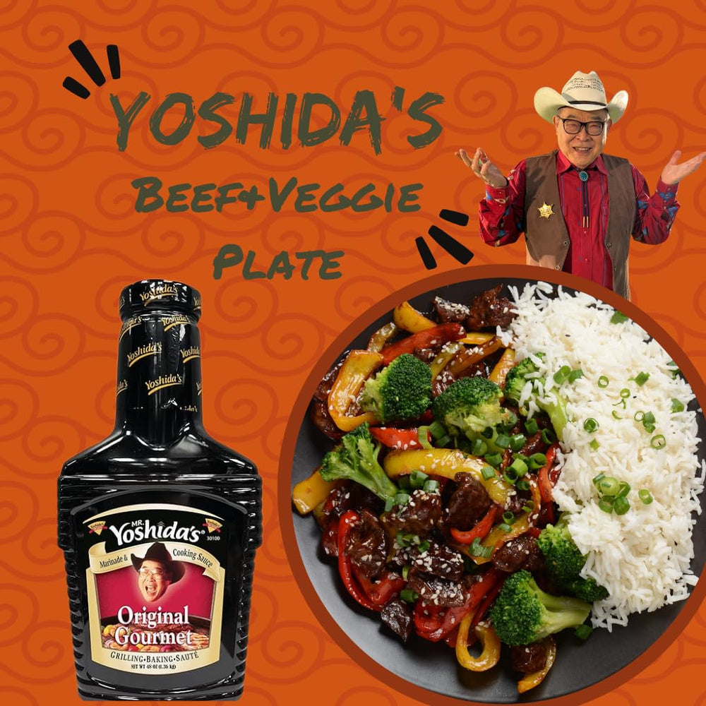 Kitchen scene featuring Mr. Yoshida's marinade ready for cooking
