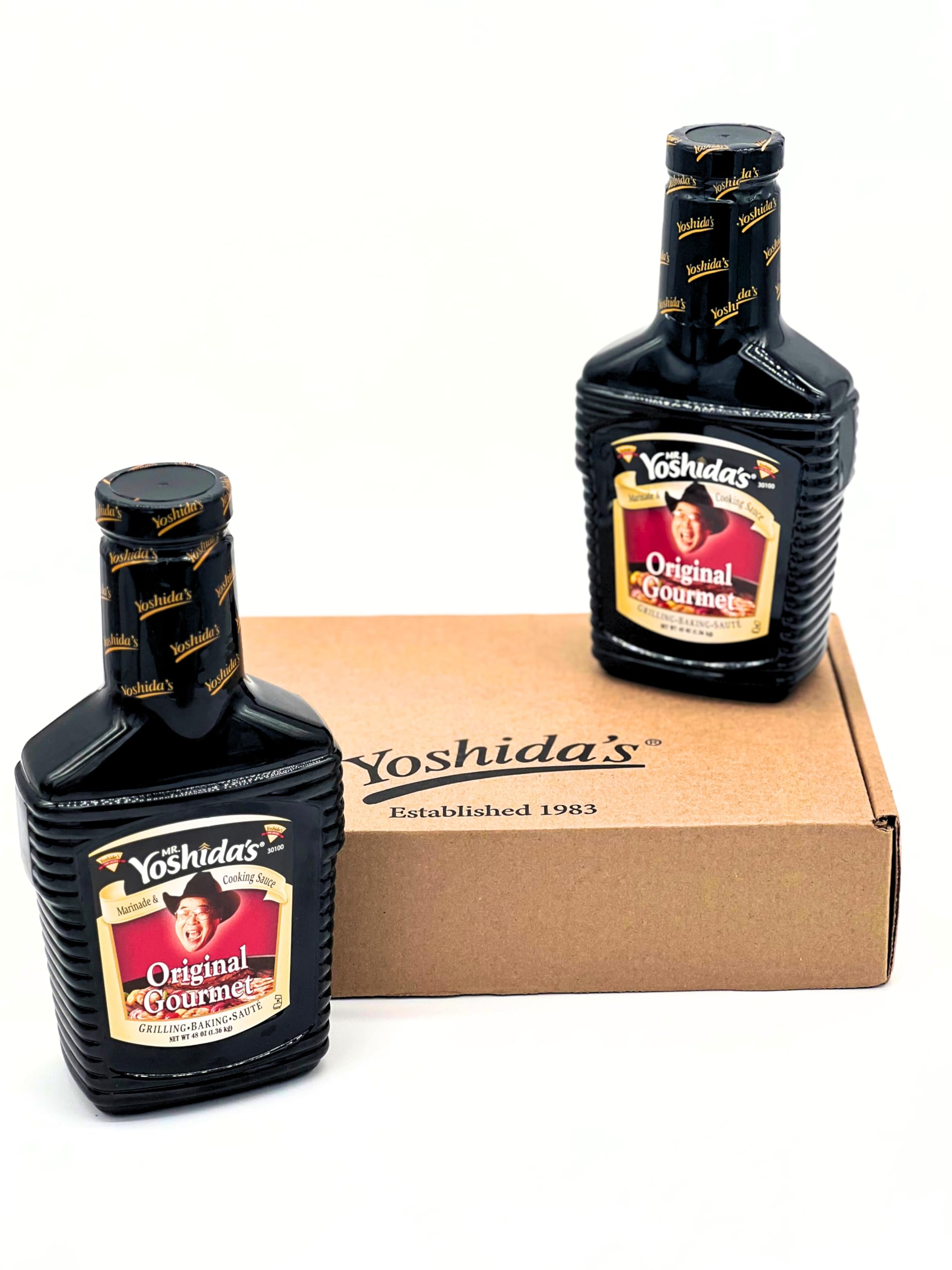 Noodles finished with Mr. Yoshida's marinade for teriyaki taste