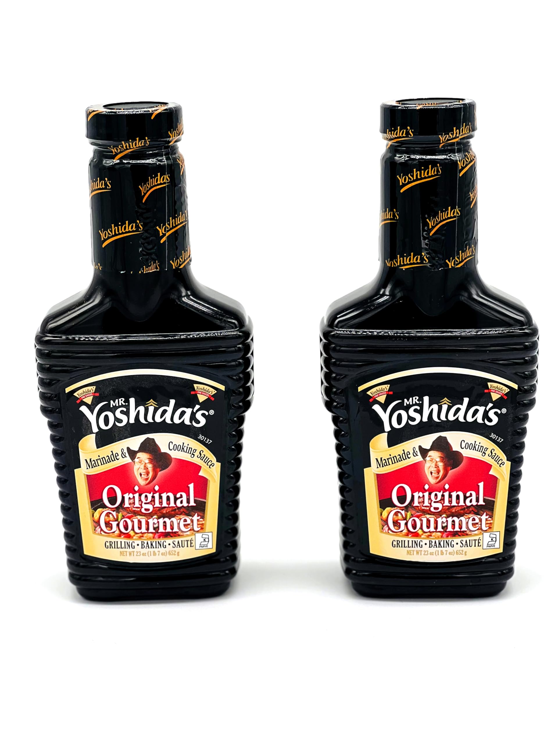 Mr. Yoshida's Original Japanese Barbecue Marinade bottle pour for quick glaze on meats