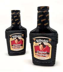 Label close-up shows Mr. Yoshida's teriyaki-inspired flavor for savory dinners