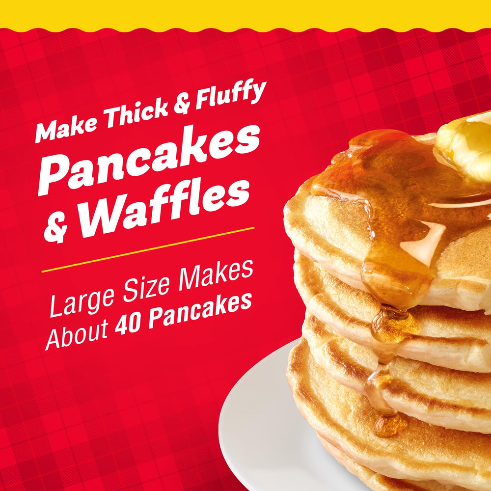 Mrs. Butterworth's syrup pour over pancakes, a glossy drizzle for flavor.
