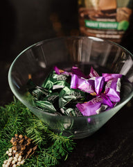 Mint center in Mrs. Call's Utah Truffles delivers a refreshing flavor.