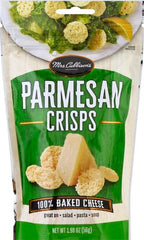 Parmesan Crisps used as a crunchy salad topper with greens.