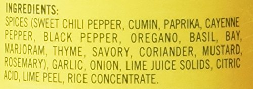 Mrs. Dash Fiesta Lime on a finished dish, salt-free and no MSG