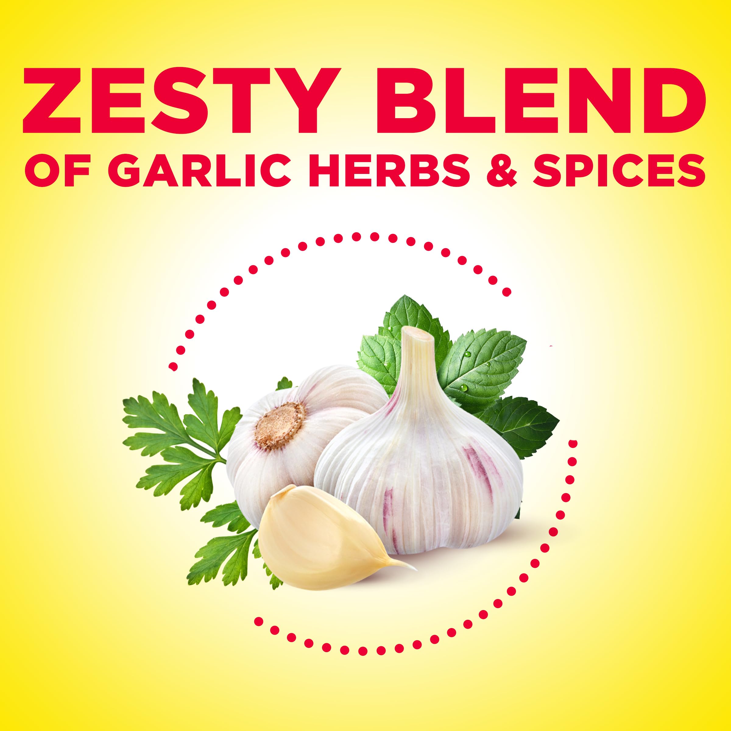 Mrs. Dash Garlic and Herb enhances sauces, dressings, and marinades without added salt.