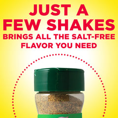 Plated pasta seasoned with Mrs. Dash Italian Medley for a vibrant Italian taste.