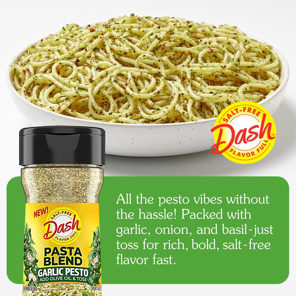 Mrs Dash Olive Oil pairing boosts flavor with a light, healthy pasta option.