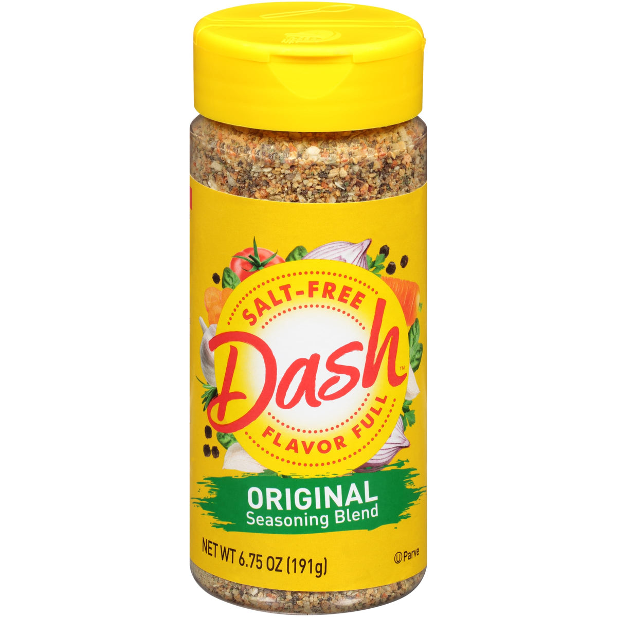Mrs. Dash Original bottle ready for salt-free flavoring in meals