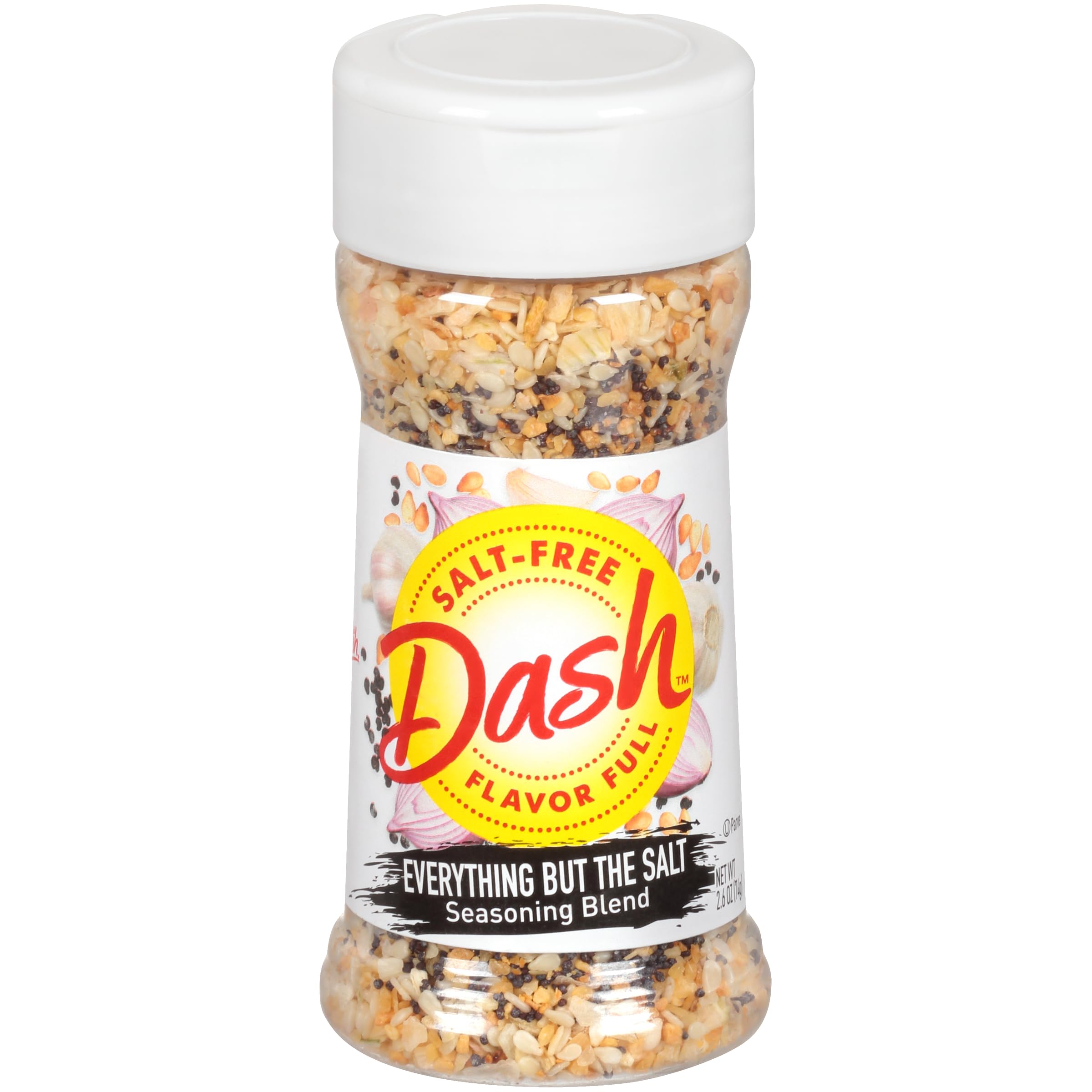 Mrs. Dash salt-free seasoning on eggs for bold flavor without salt