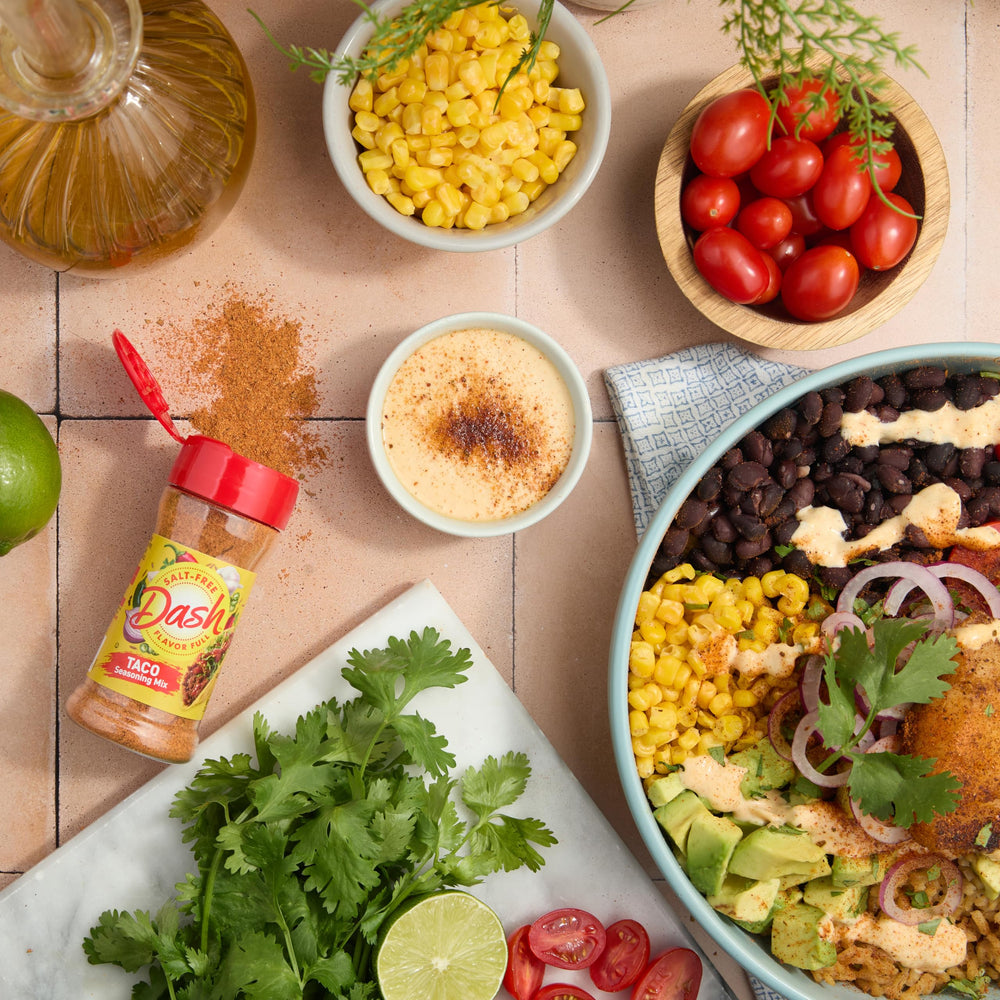 Versatile Mrs. Dash seasoning for tacos, chili, and soups