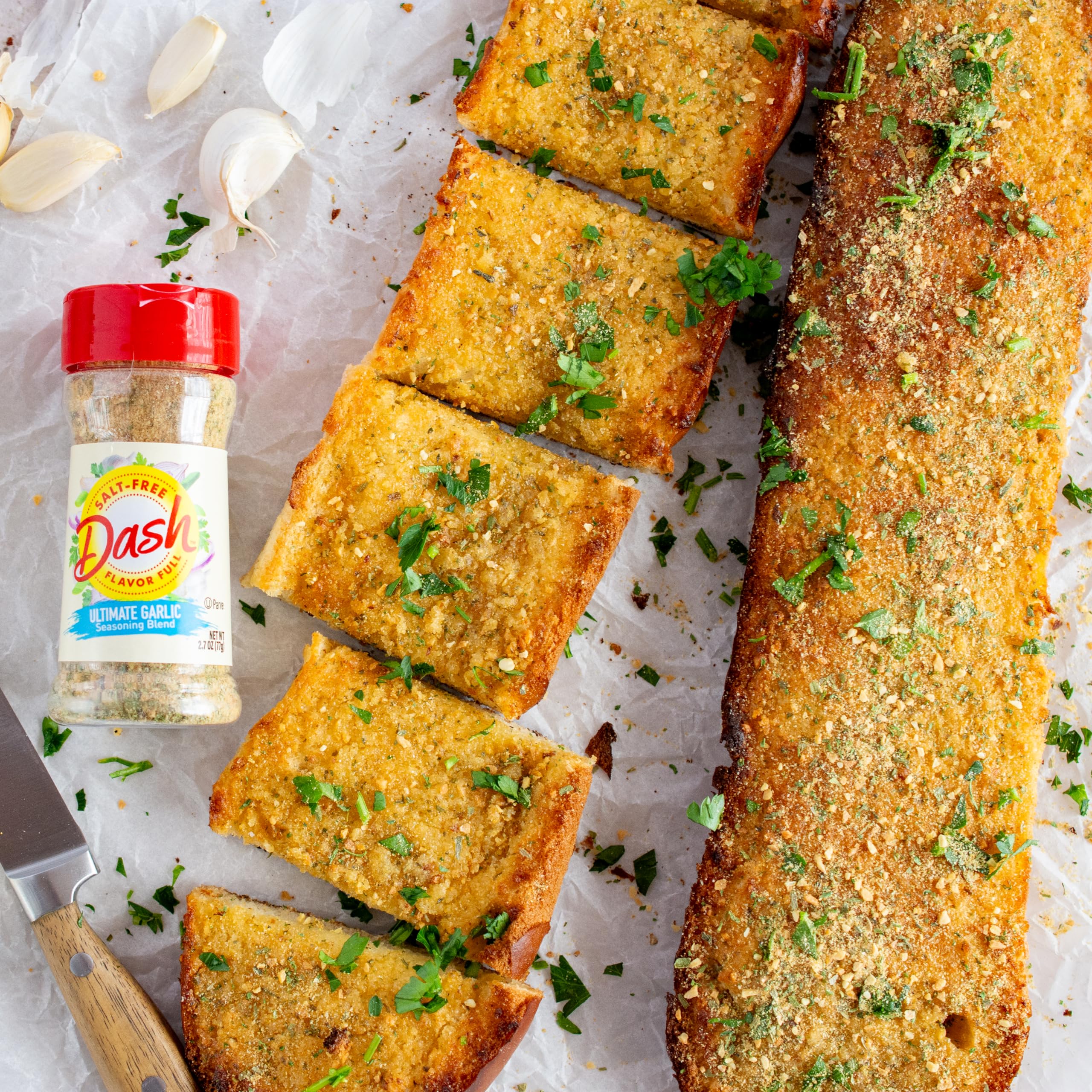 Mrs. Dash seasoning pour-over image shows an easy flavor boost during weeknights.