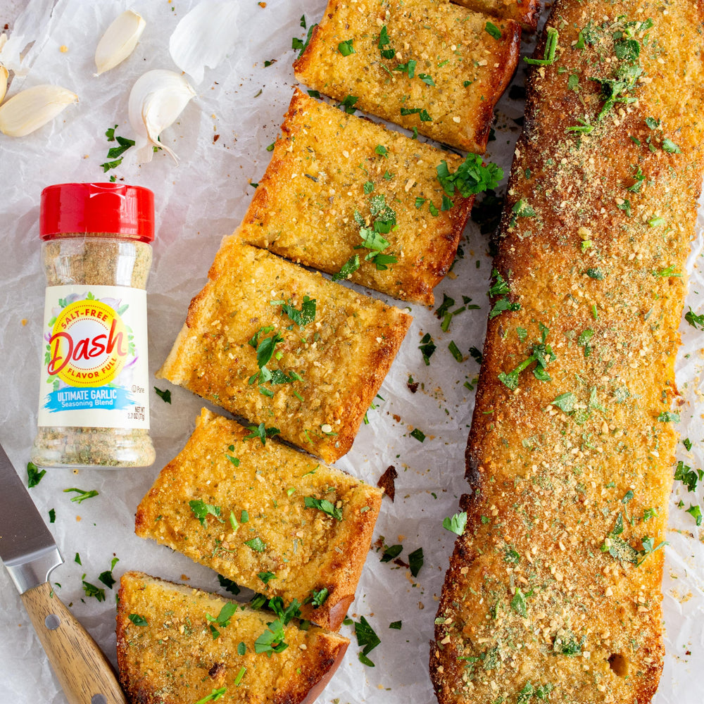 Mrs. Dash seasoning pour-over image shows an easy flavor boost during weeknights.