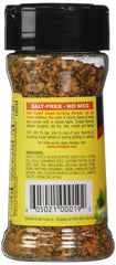 Seared steak plated with Mrs. Dash Steak Grilling Blend for enhanced flavor.
