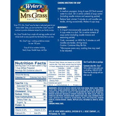 Mrs Grass Mix Soup Chicken Noodle steaming bowl showcases ready-to-serve comfort in minutes.