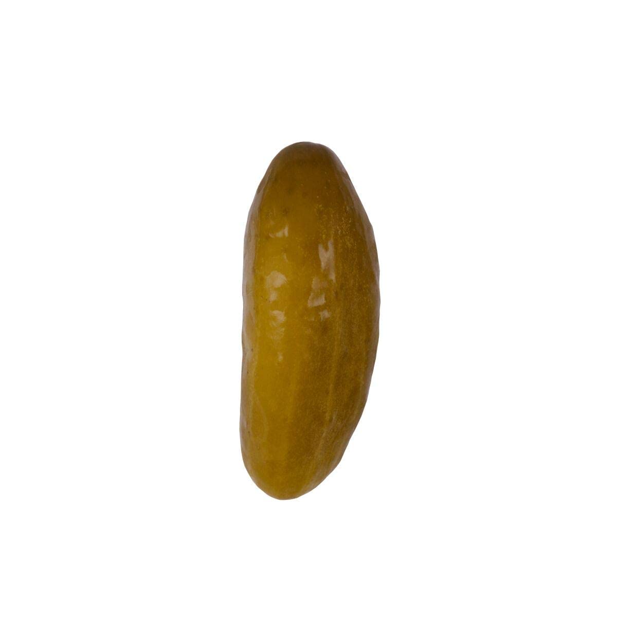 Mrs. Klein's Hot Pickles jar cross-section showing chunky pieces.