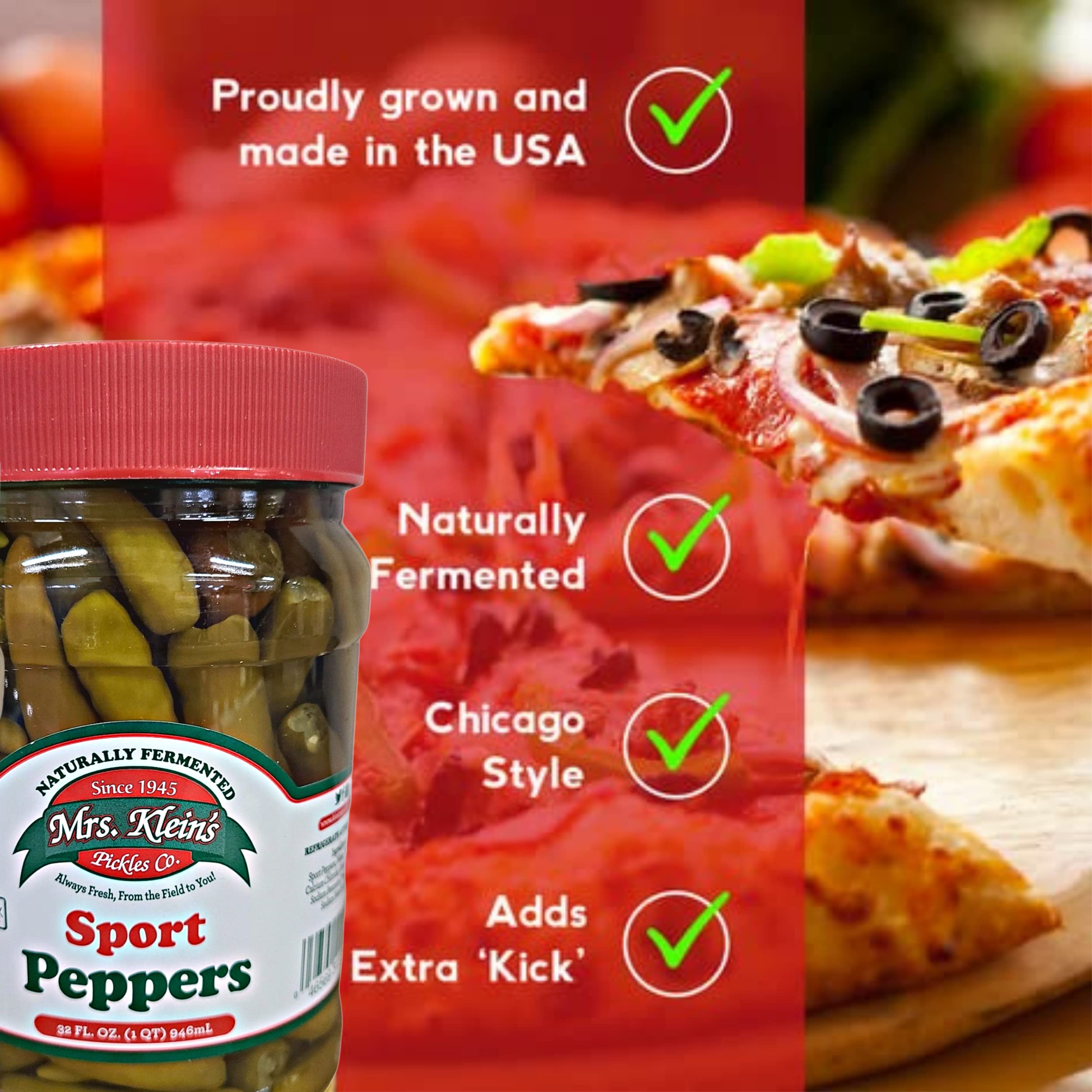 Mrs. Klein's Sport Peppers kitchen scene perfect for home cooks and restaurants.