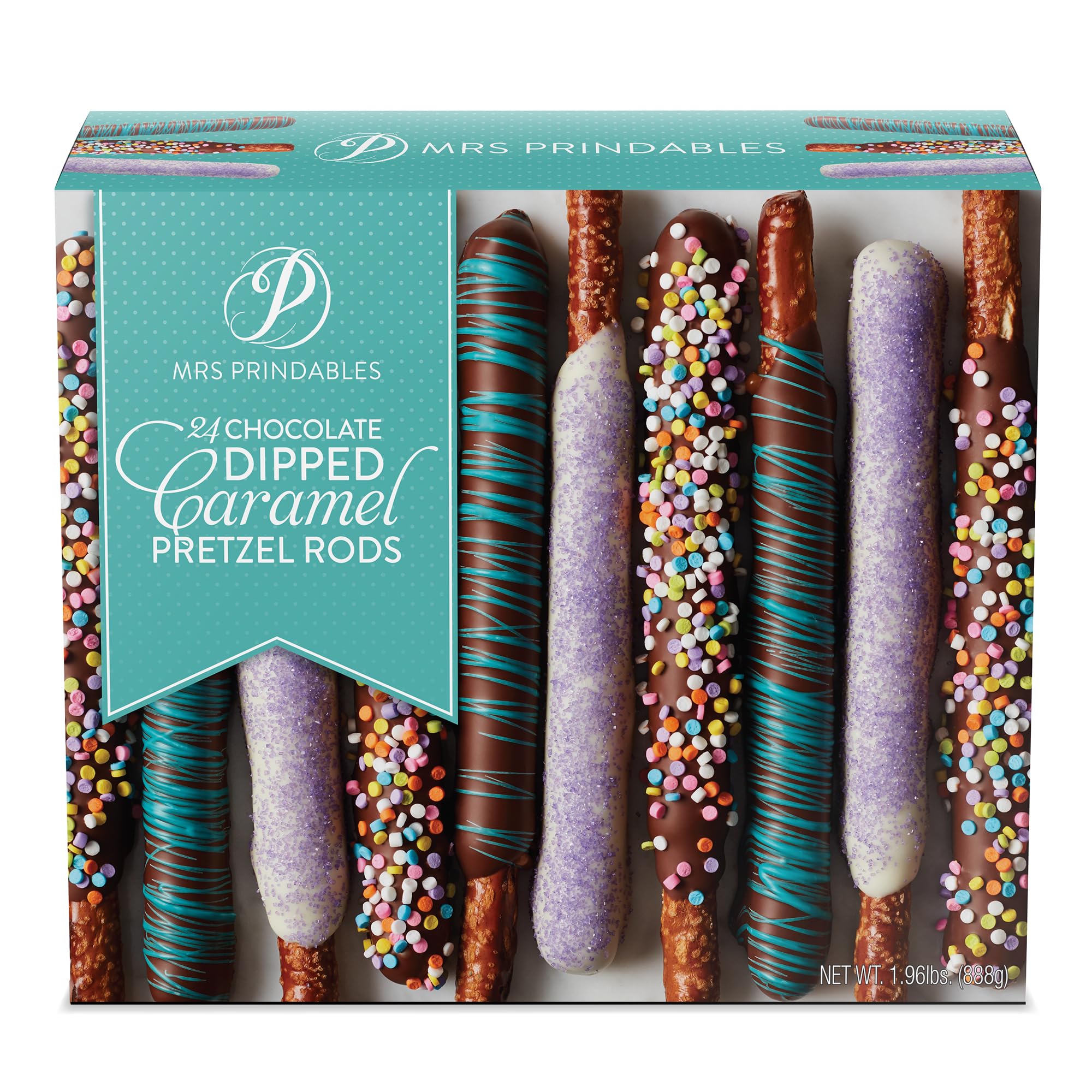 Mrs Prindables Easter collection pretzel rods add festive flavor to baskets