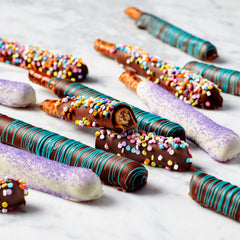 Mrs Prindables gift-ready pretzel rods perfect for celebrations and parties