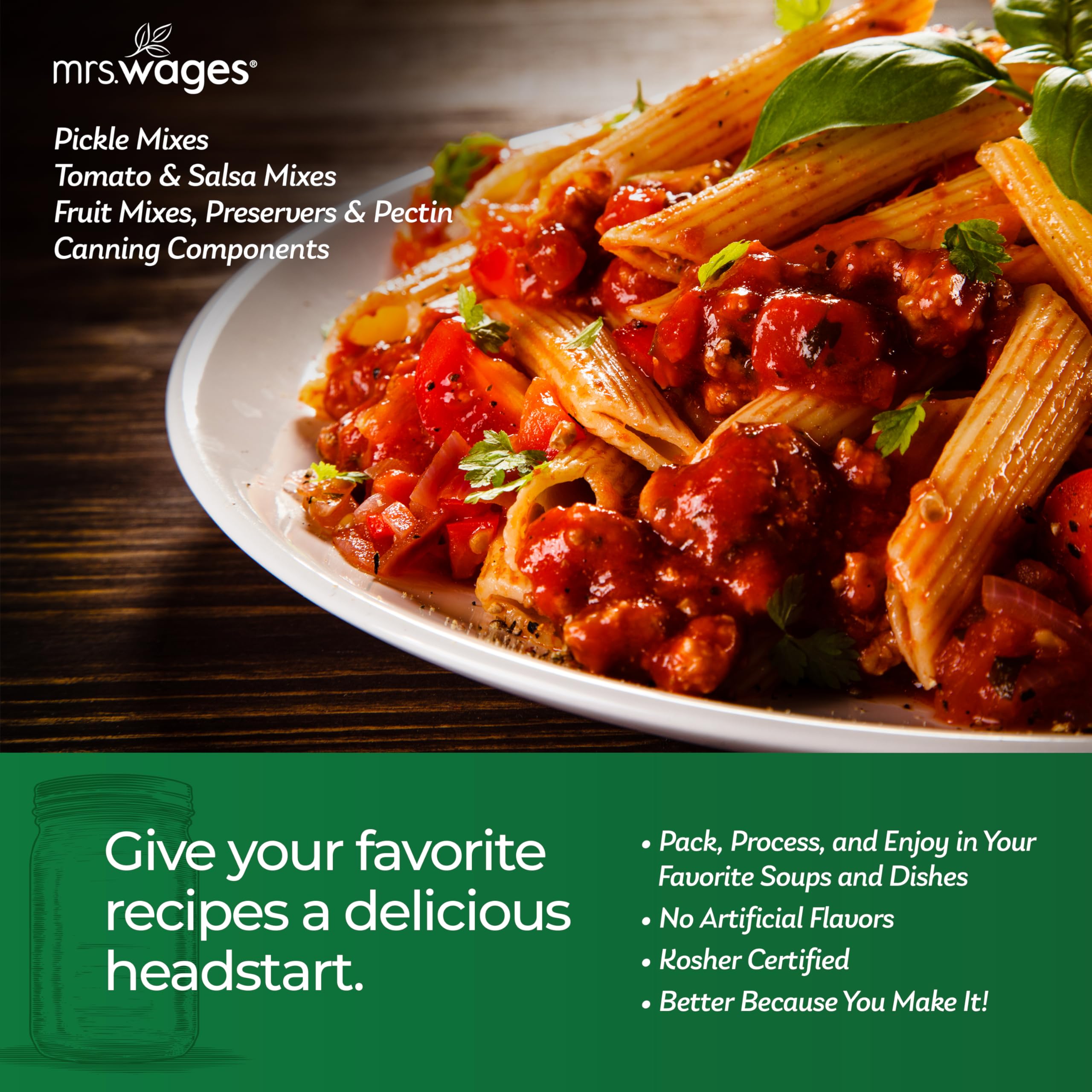 Mrs. Wages value pack six pouches offers family friendly value