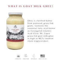Mt. Capra Goat Milk Ghee used for sautéing with a high smoke point.