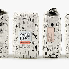 Chocolate notes from Mt. Comfort Guatemala beans create a smooth cup.