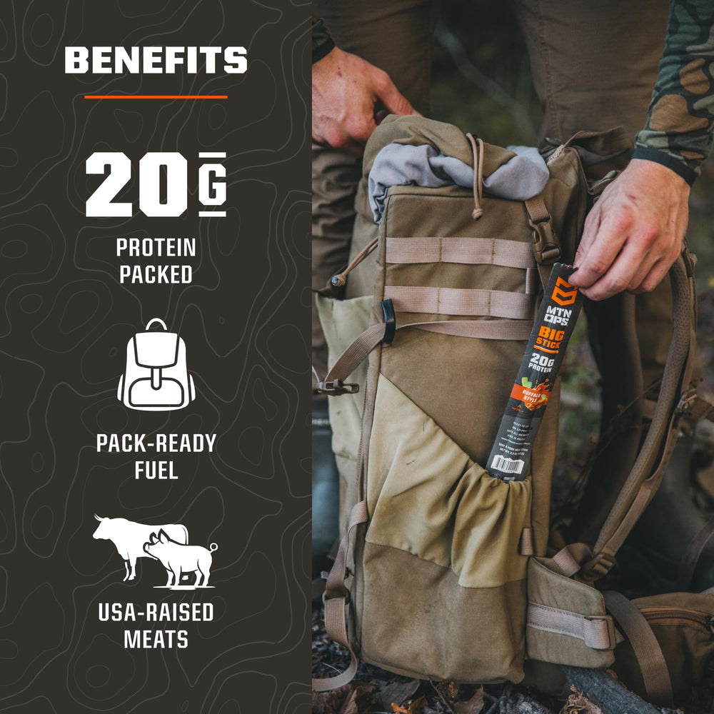MTN OPS 20g protein big-stick supports workouts on the go