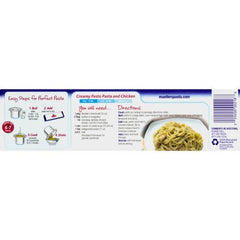 Mueller's vermicelli cooking pot boiling noodles for a quick dinner.