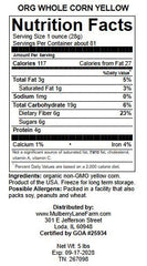 Mulberry Lane Farms organic USA cornfield showcases high-quality field-grown corn