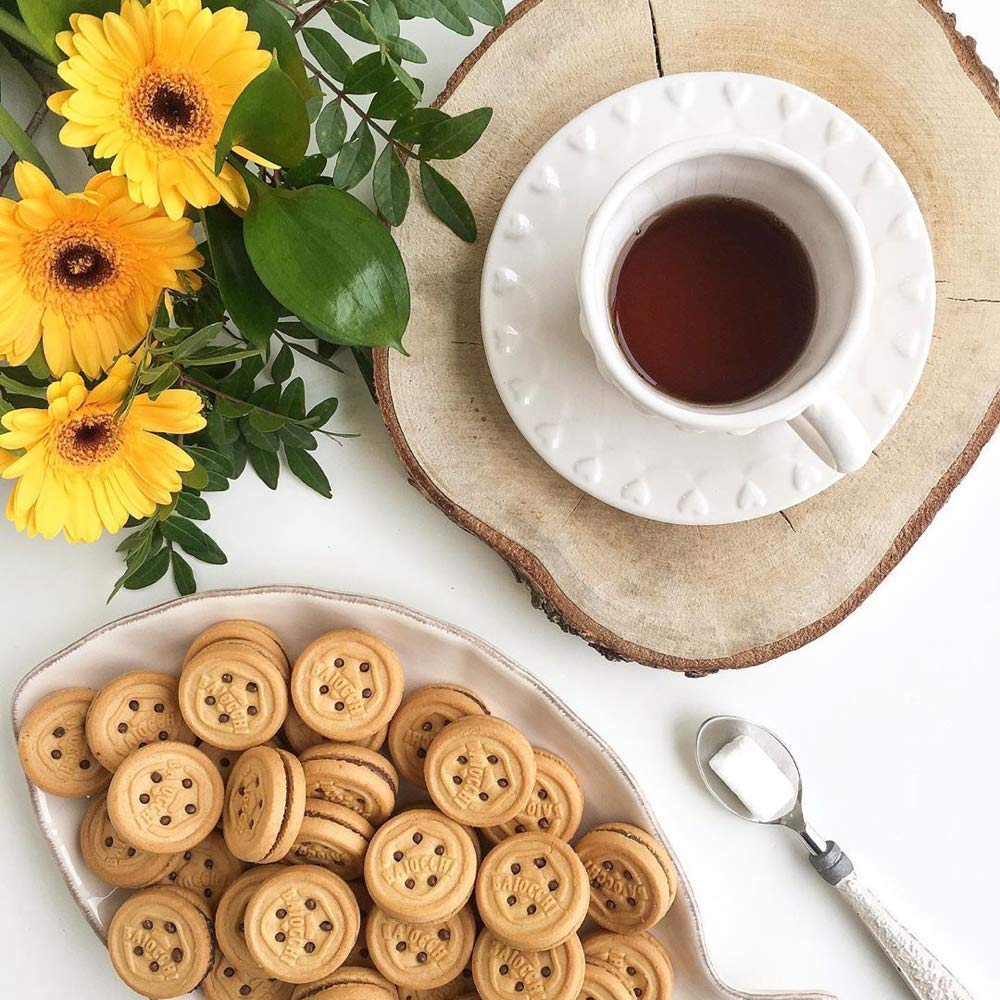 Breakfast pairing with Mulino Bianco Hazelnut Cream Cookies and coffee