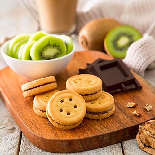 Mulino Bianco Hazelnut Cream Cookies enjoyed as a tea time snack