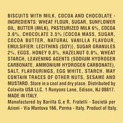 Mulino Bianco Pan di Stelle chocolate chip view, inviting deep cocoa with chips.