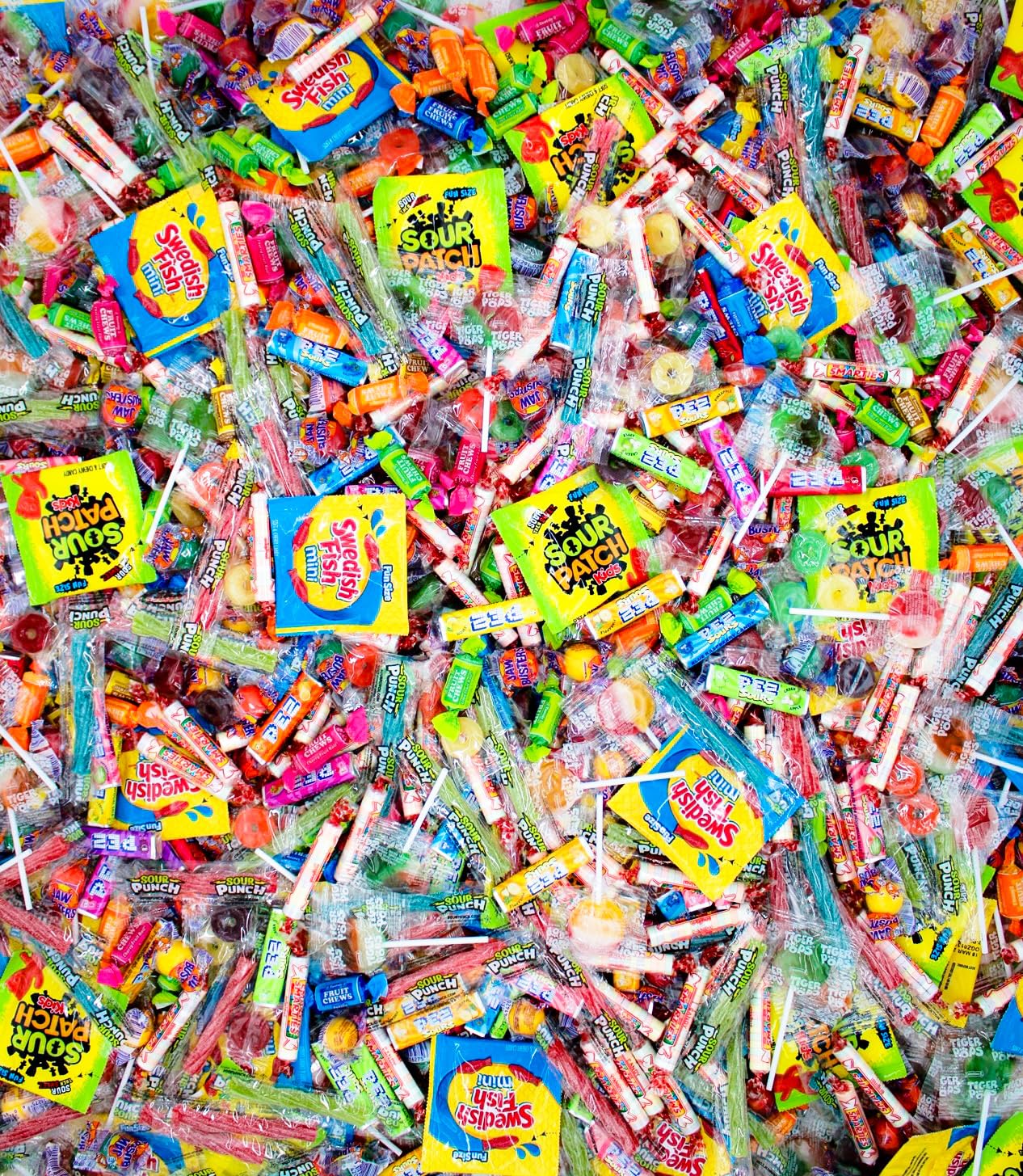 Munchbox assorted candy wraps display of individually wrapped sweets.