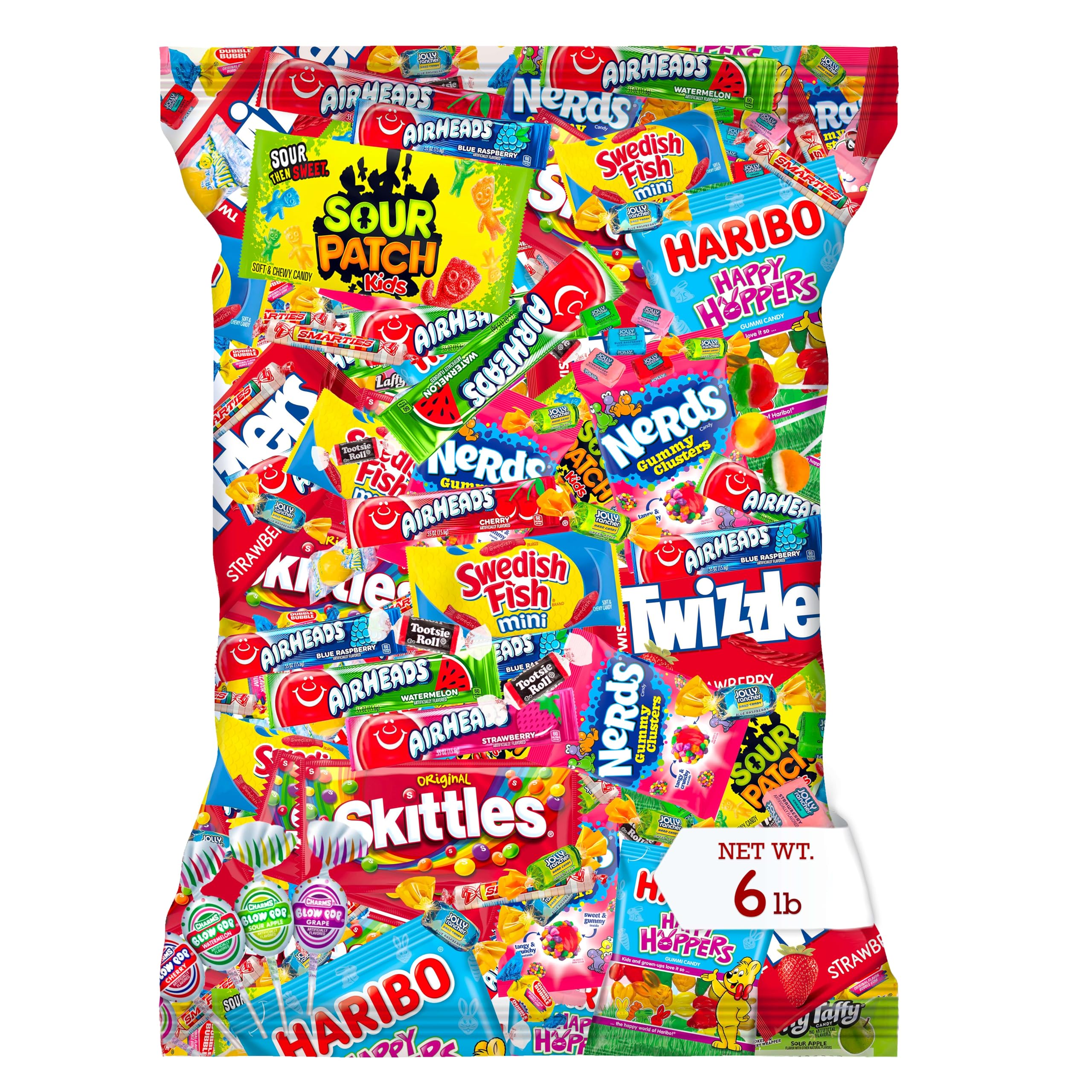 Munchbox bulk candy variety pack 6lb front view for party planning.