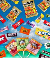 Munchbox individually wrapped candies close-up, freshness preserved and mess-free snacking.