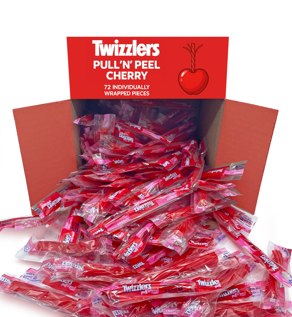 Munchique Pullin Peel Cherry Licorice Candy bulk pack ready for parties and gatherings