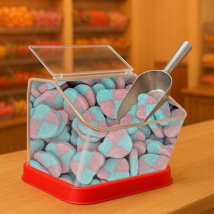 Munchique Swedish Candy colorful sugar-coated bears showcase bright visuals and fruity taste.