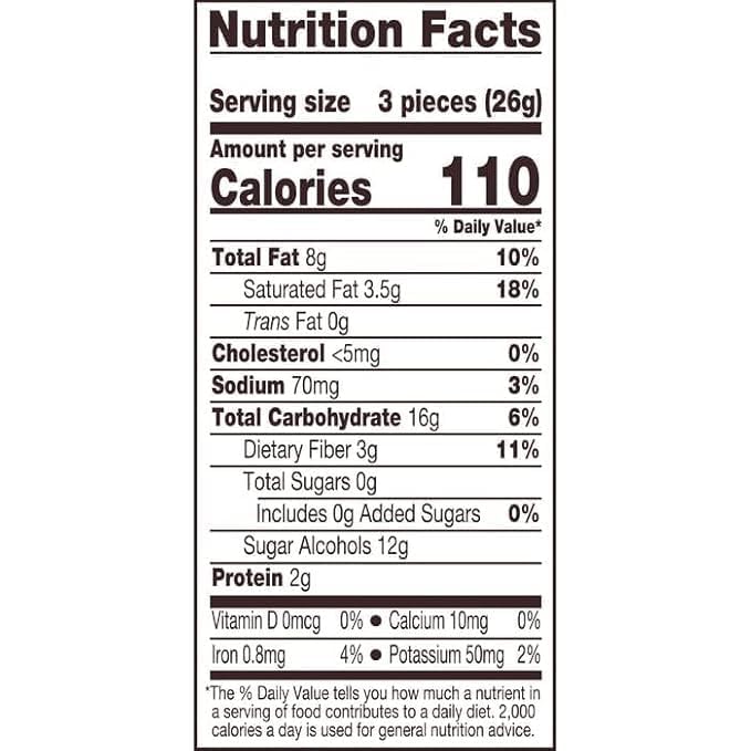 Munchique zero sugar mini cups individually wrapped for portion control.