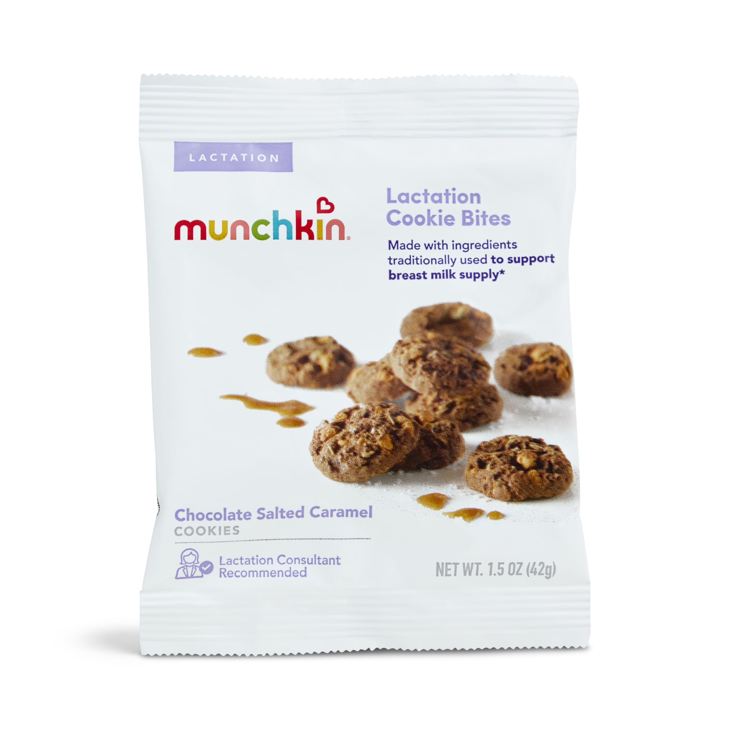 Munchkin Milkmakers with lactation consultant recommended claim; trusted guidance for new moms