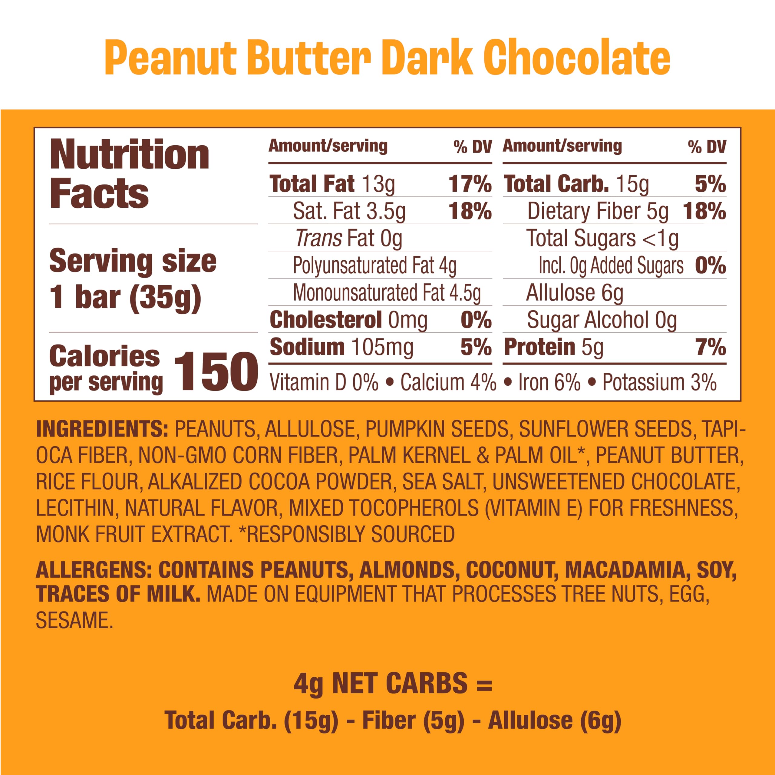 Munk Pack Nut & Seed Bar close-up highlighting nuts and chocolate, protein-packed snack.