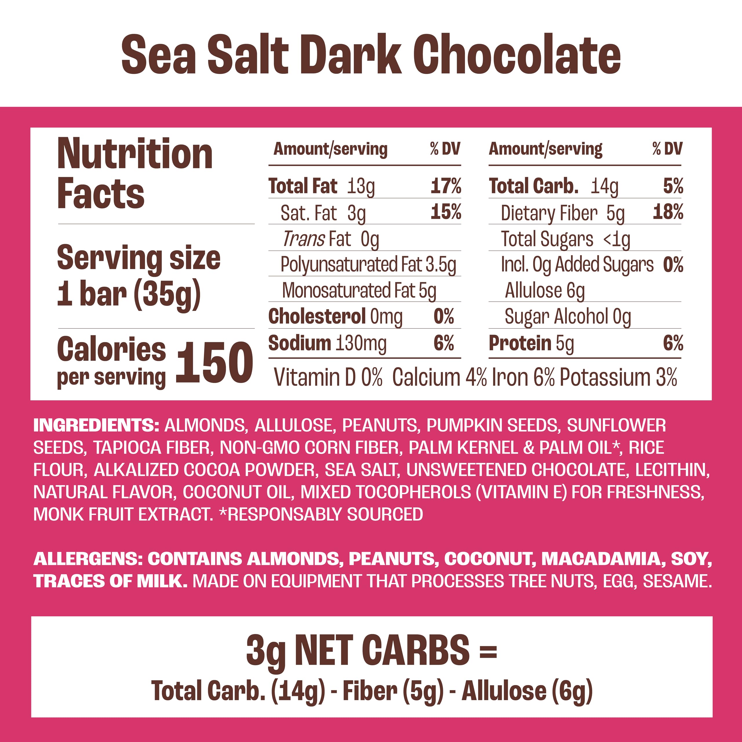 Munk Pack ingredients panel shows gluten-free and fiber-rich formula