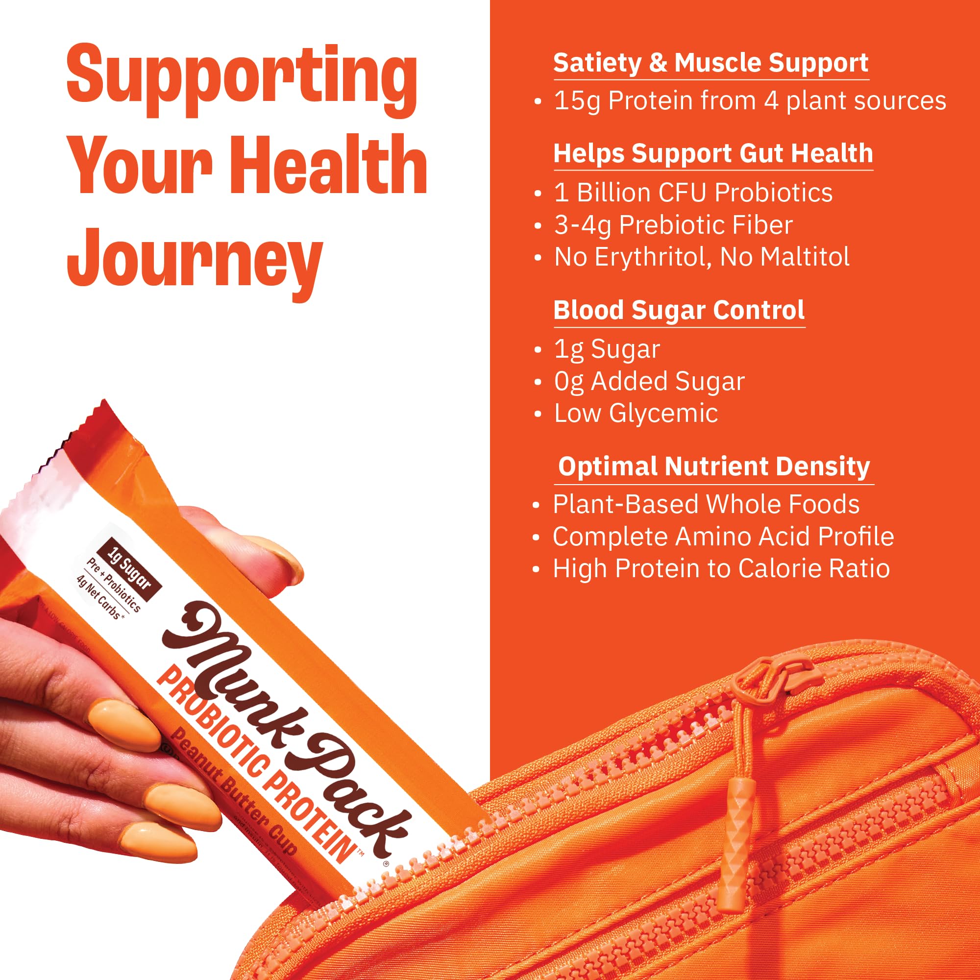 Munk Pack allulose ingredient shot highlighting low sugar sweetness