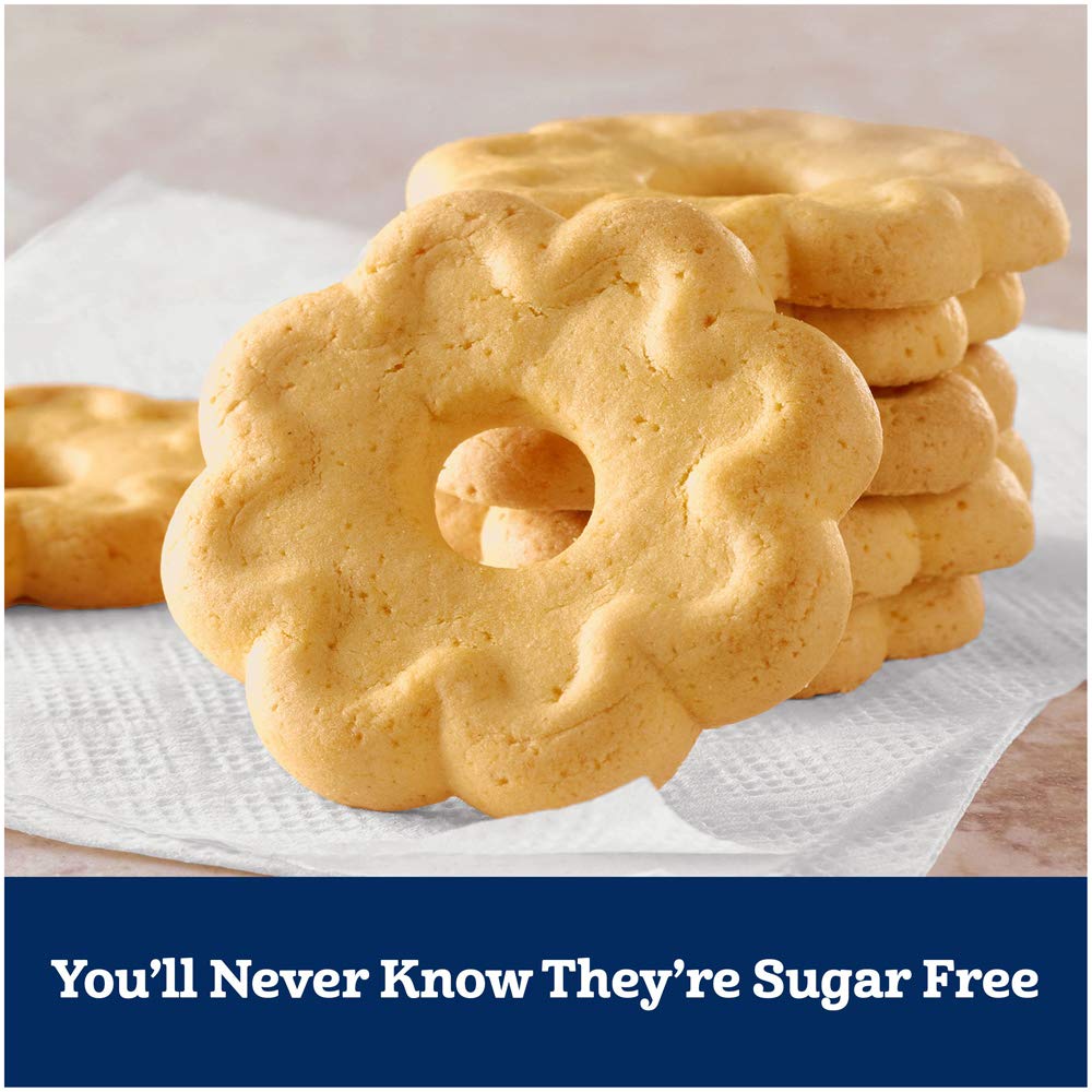 Murray Sugar Free Shortbread Cookies ring shape, crumble-friendly bite