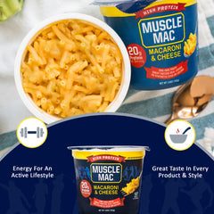 Muscle Mac real cheese sauce close-up highlighting creamy texture and flavor