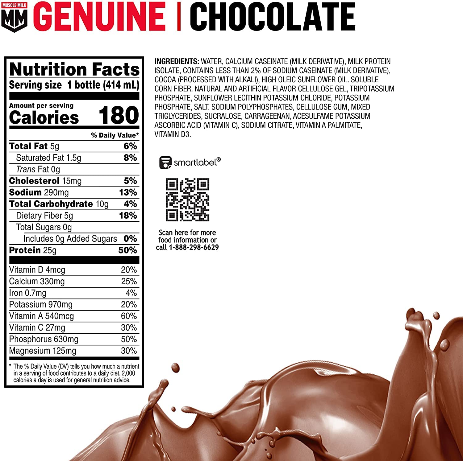 Pouring Muscle Milk Genuine Protein Shake for quick post-workout refreshment